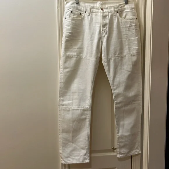 Madewell Rivet and Thread distressed high rise straight leg jeans size 31 - Picture 2 of 9